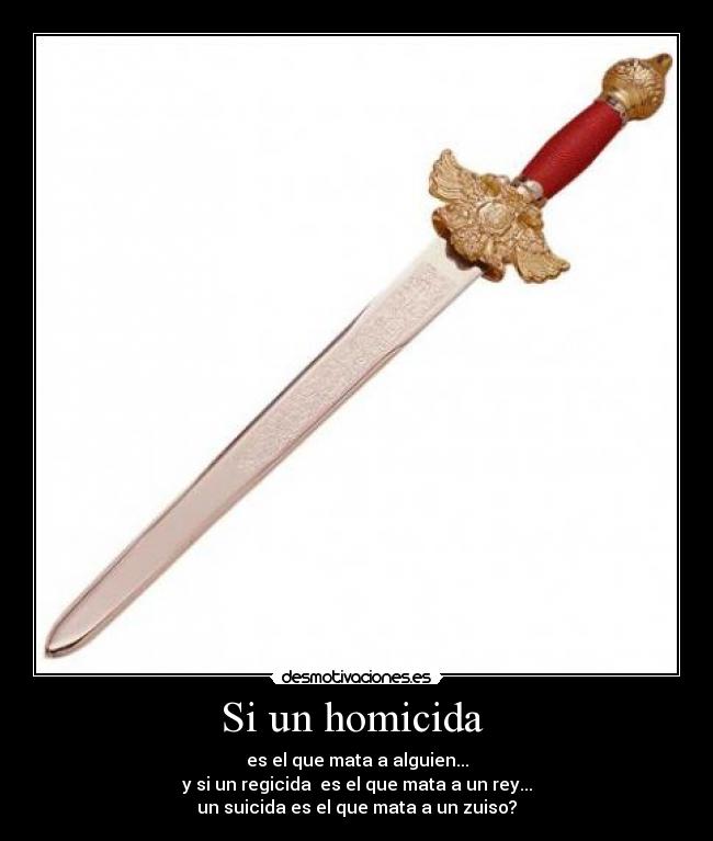 Si un homicida  - 