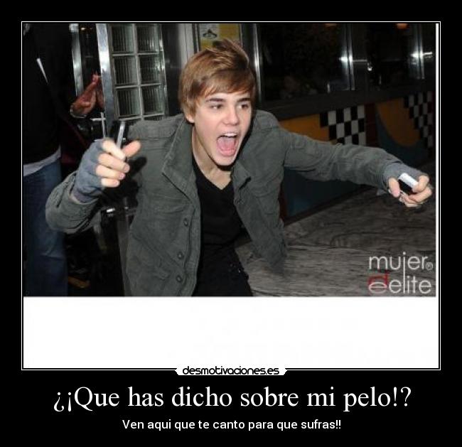carteles justin bieber desmotivaciones