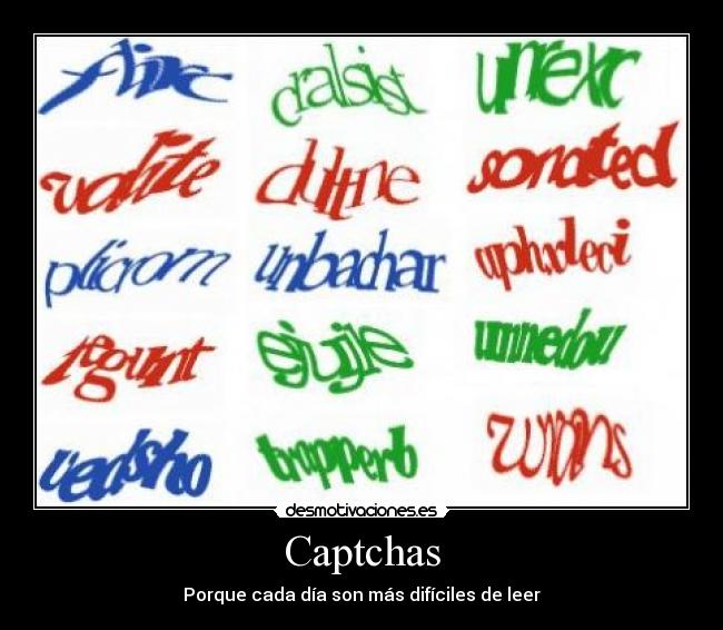 Captchas -