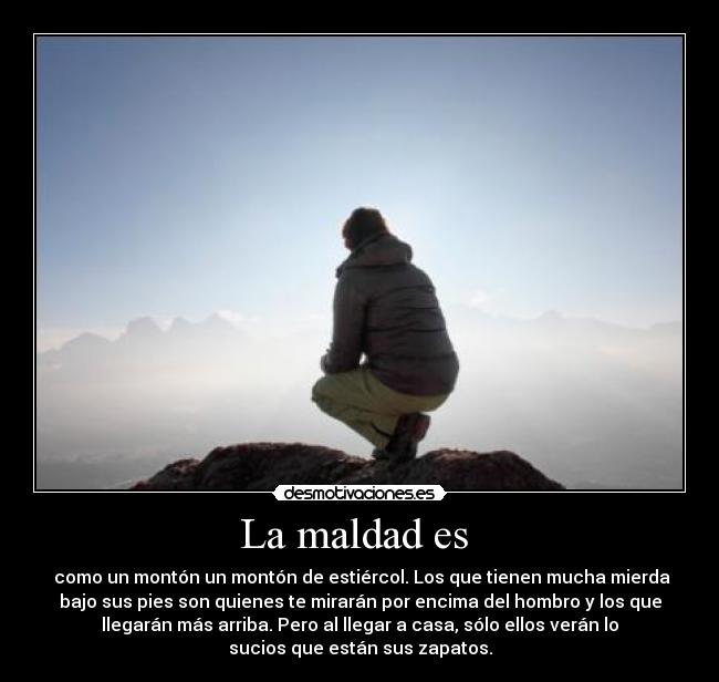 La maldad es  - 