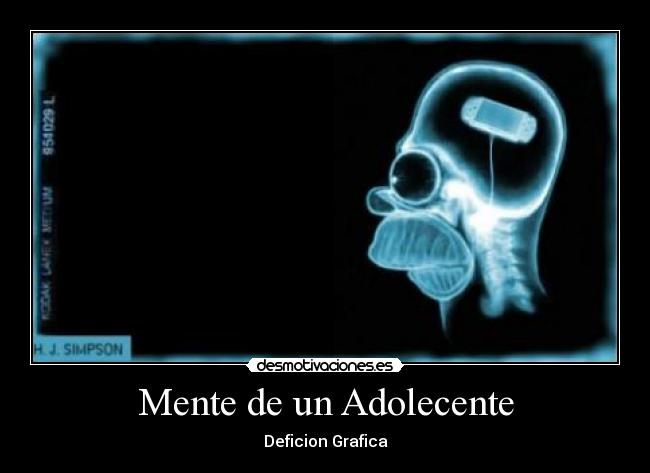 Mente de un Adolecente - Deficion Grafica