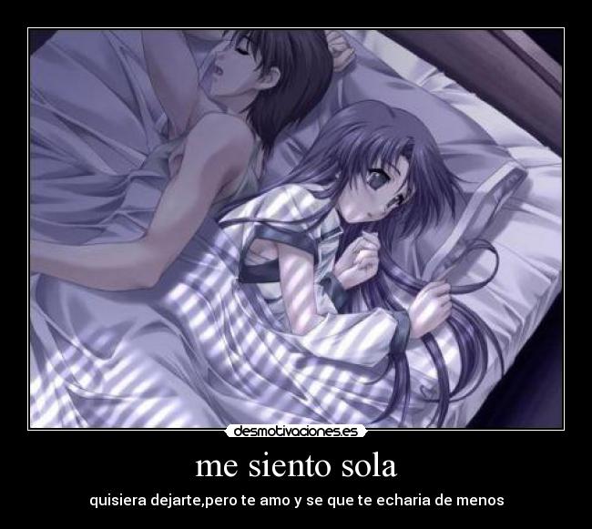 me siento sola - 
