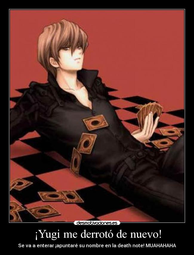 ¡Yugi me derrotó de nuevo! -