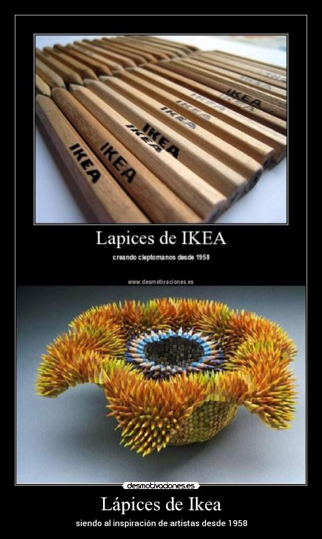 Lápices de Ikea -