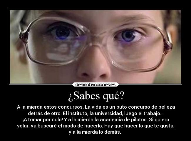 ¿Sabes qué? - 