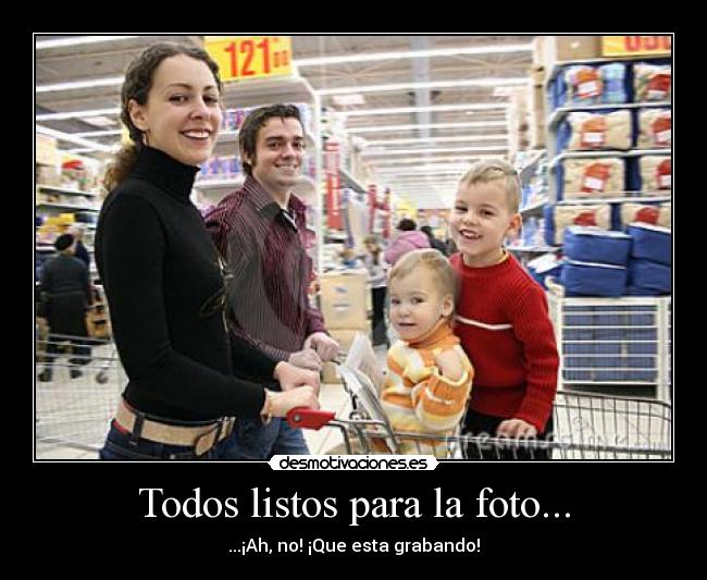 Todos listos para la foto... -