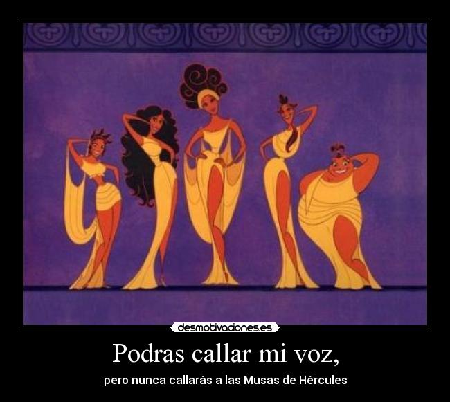 Podras callar mi voz, -