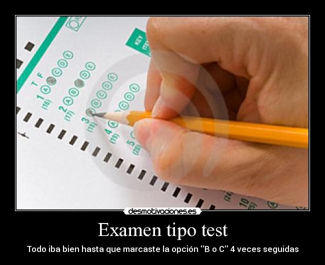 Examen tipo test -