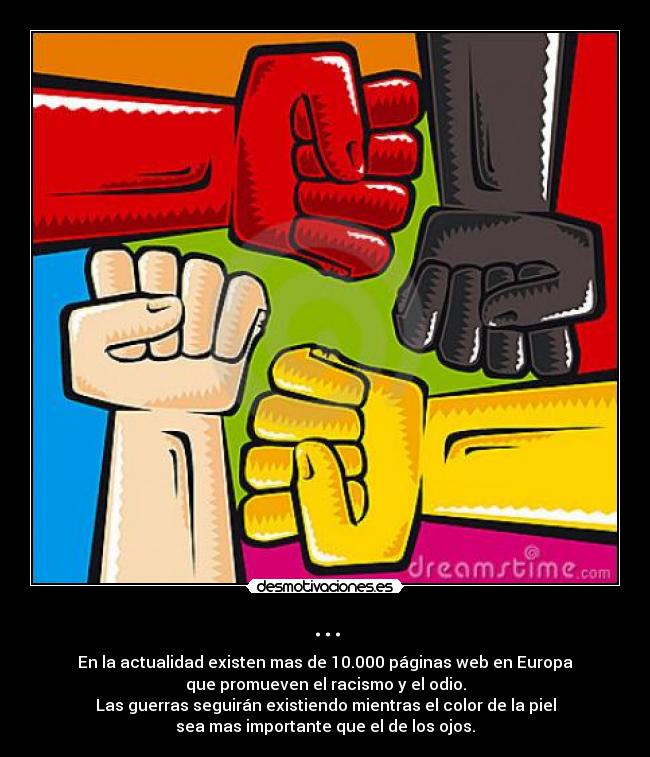 carteles racismo desmotivaciones