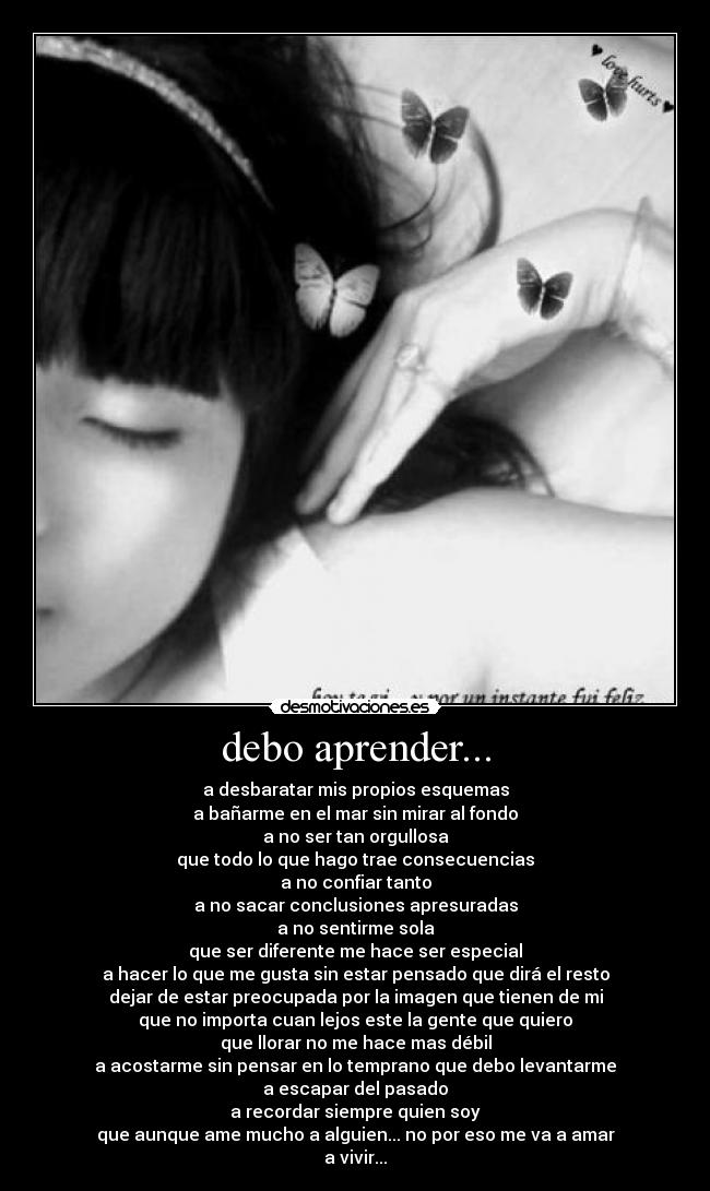 debo aprender... -