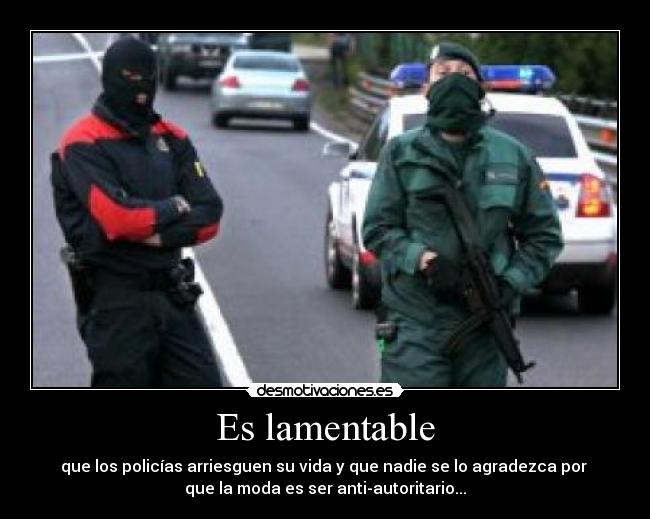 Es lamentable -