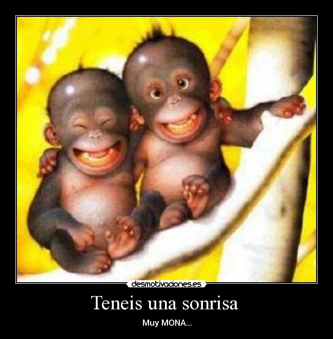 Teneis una sonrisa  - 