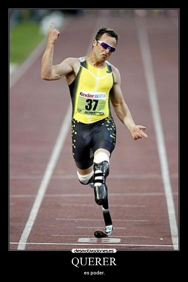 QUERER - es poder.