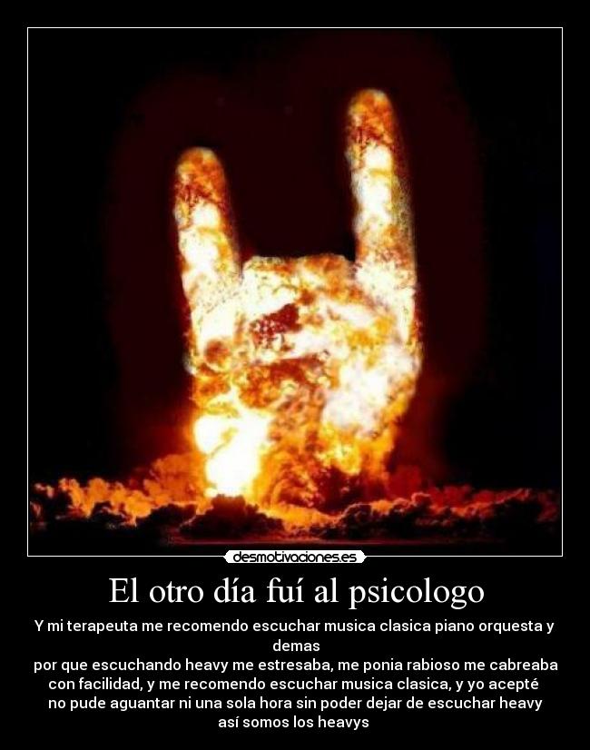 carteles heavy psiclogo musica clasica desmotivaciones