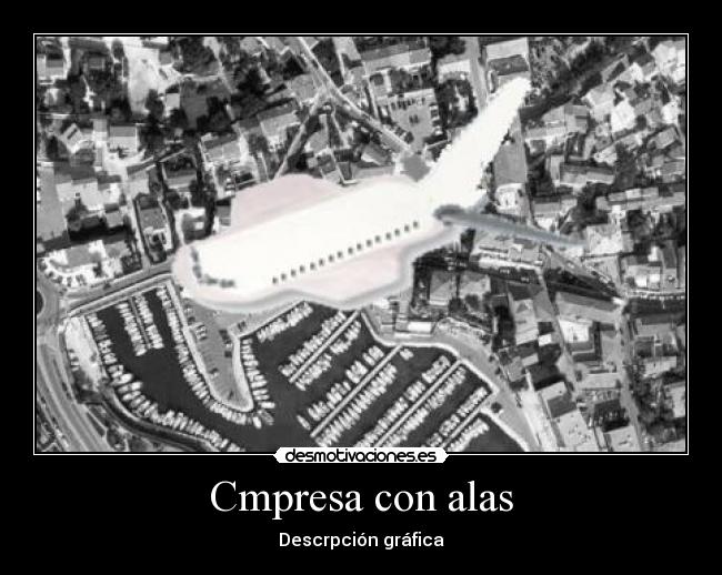 Cmpresa con alas - Descrpción gráfica