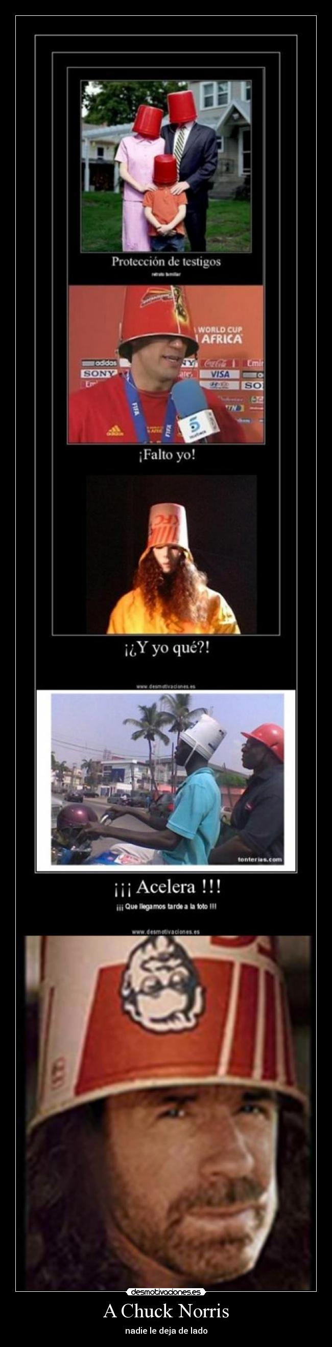 A Chuck Norris - nadie le deja de lado