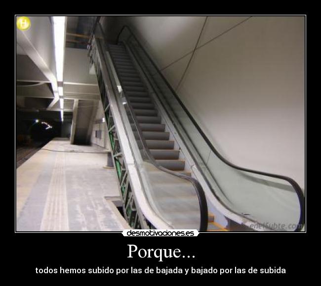 Porque... -
