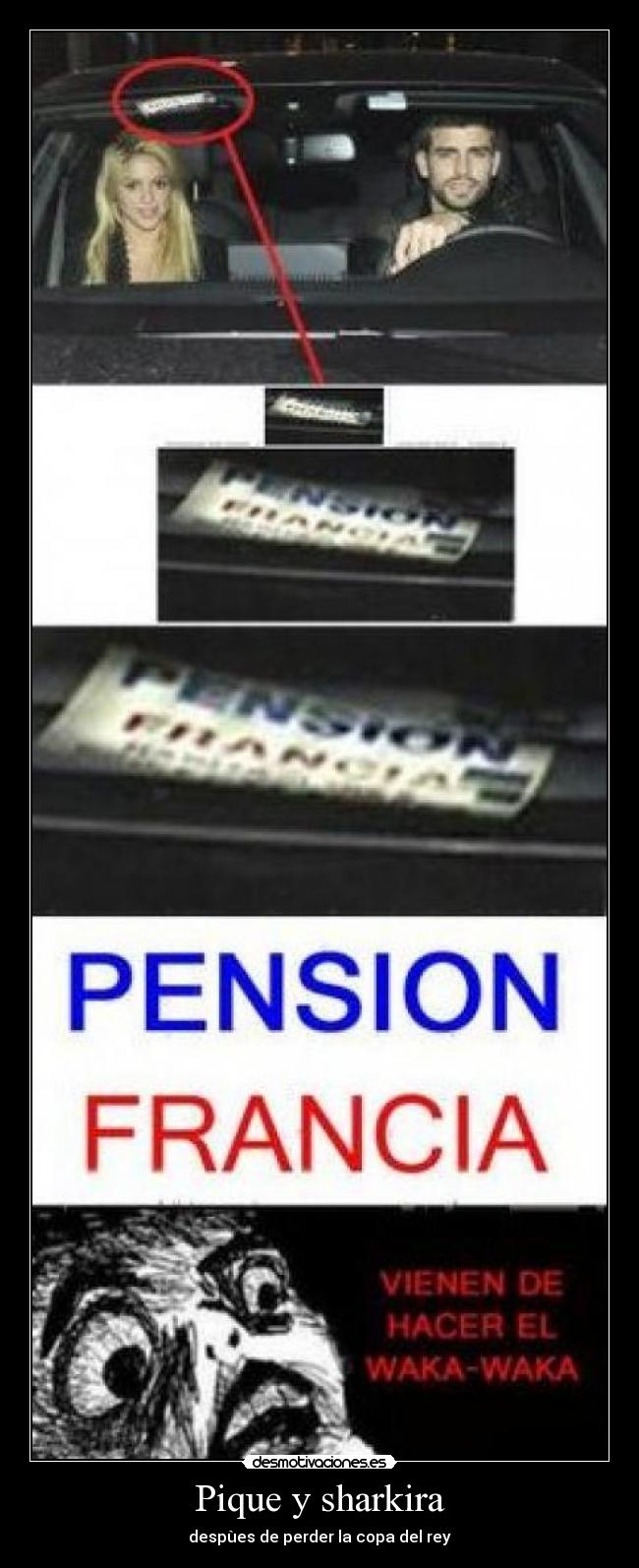 Pique y sharkira - despùes de perder la copa del rey