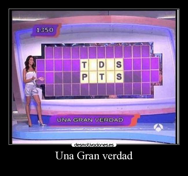 Una Gran verdad - 