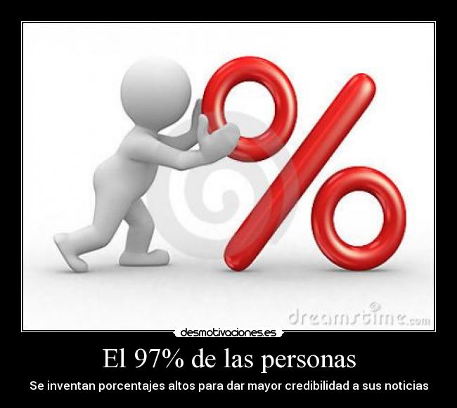 El 97% de las personas - 