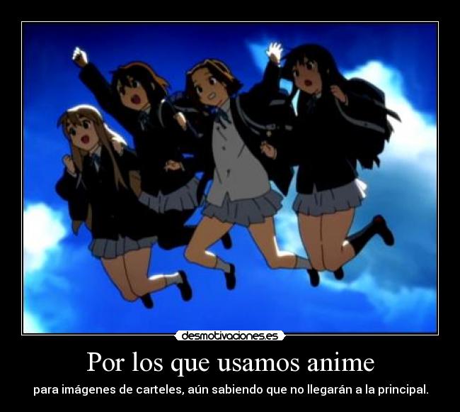 Por los que usamos anime -