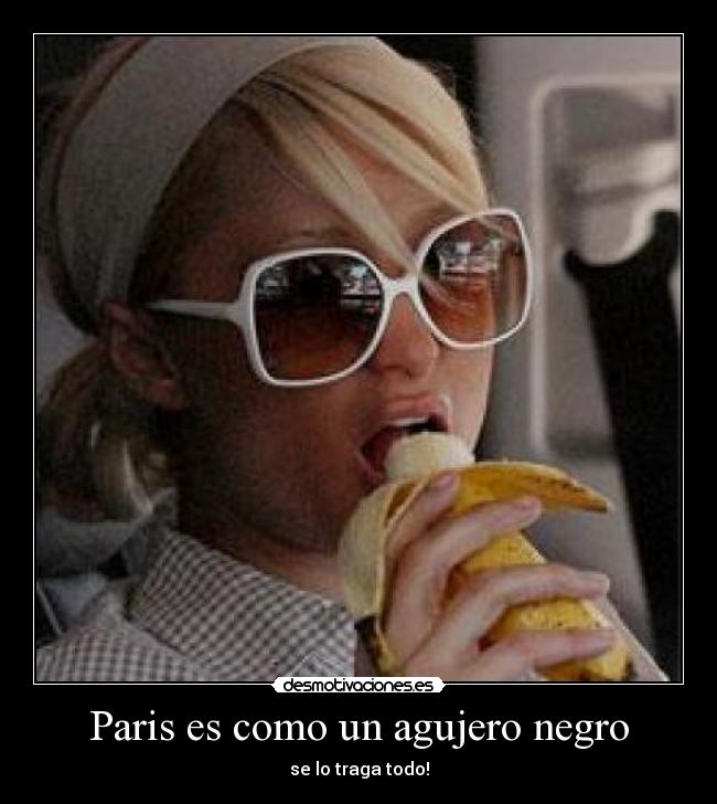 Paris es como un agujero negro - 