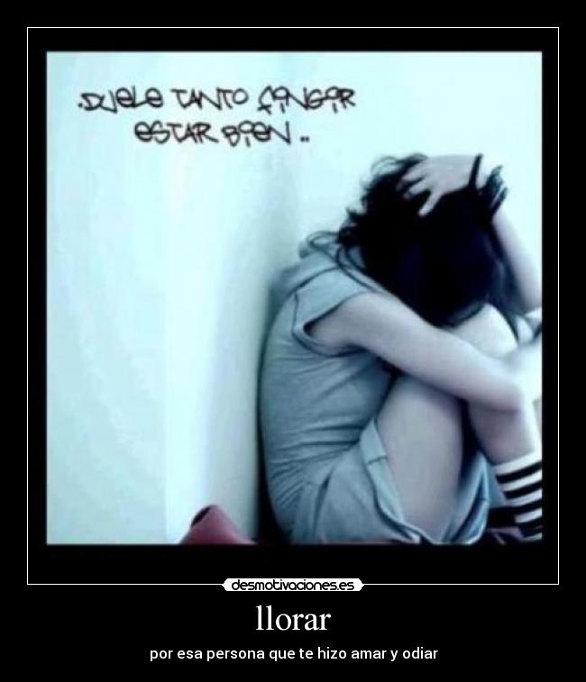 llorar -