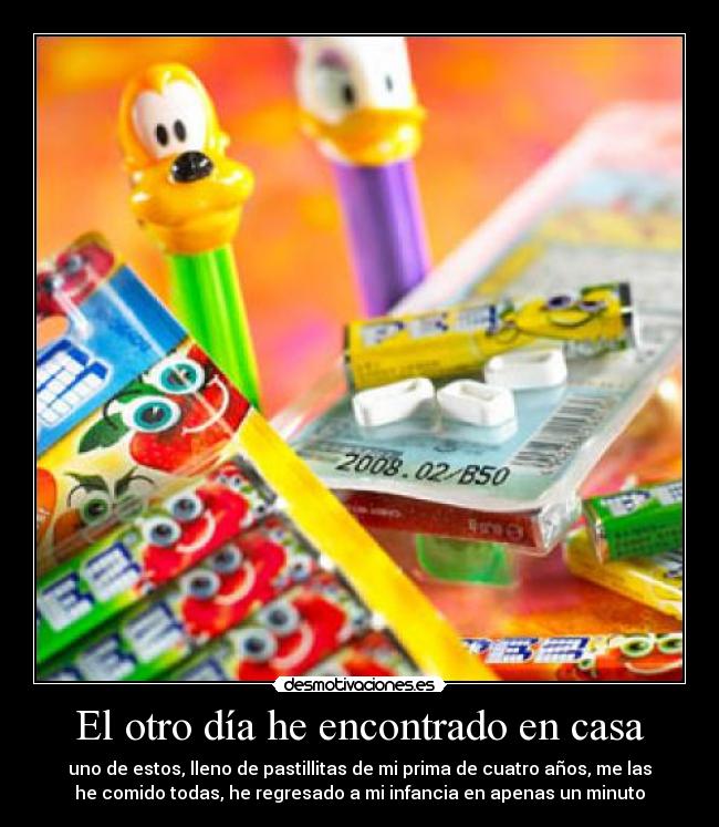 El otro día he encontrado en casa - 