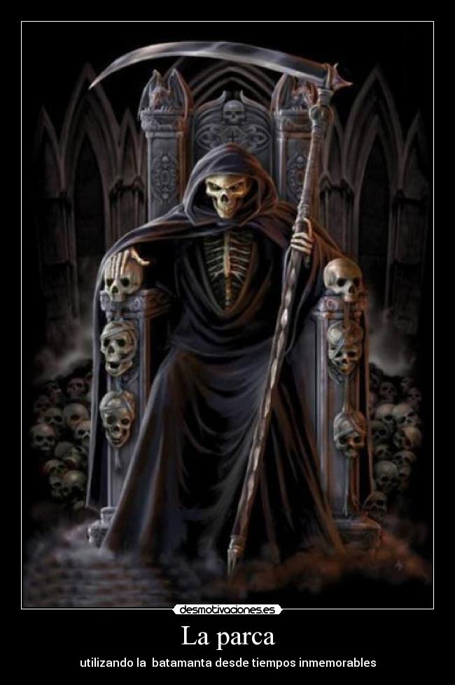 La parca - utilizando la batamanta desde tiempos inmemorables