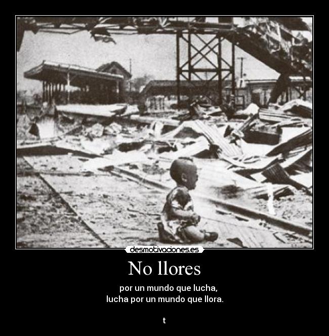 No llores -