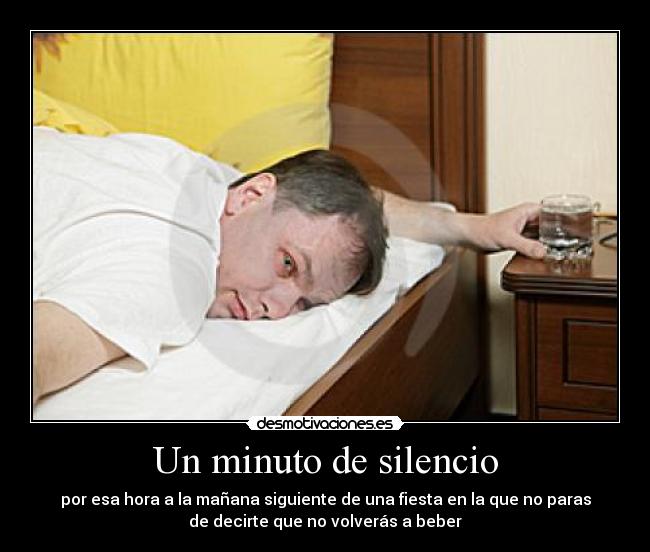 Un minuto de silencio -