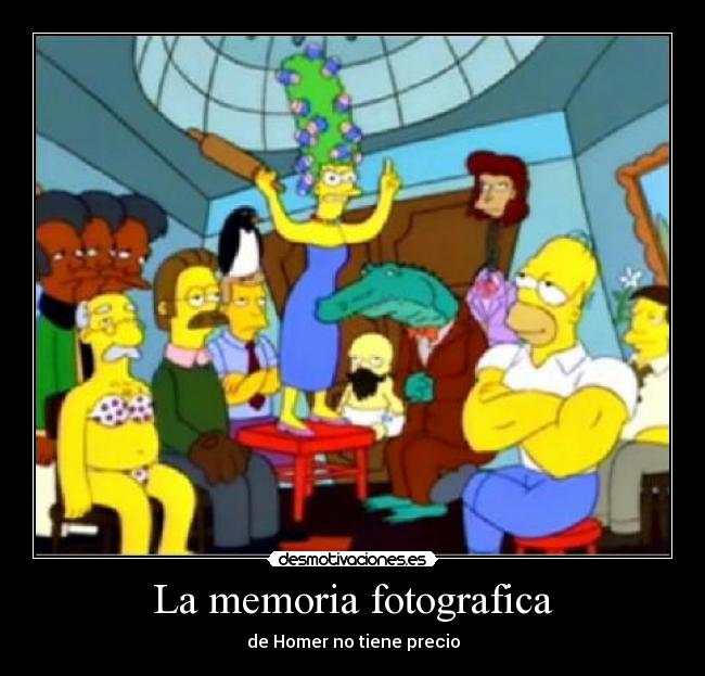 La memoria fotografica -