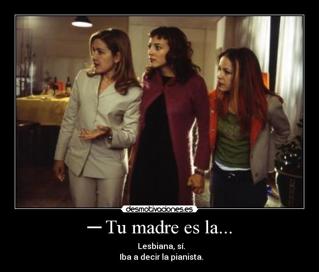 carteles madre lesbiania cine espanol desmotivaciones