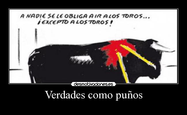 Verdades como puños -