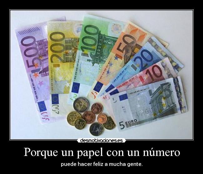 Porque un papel con un número - 