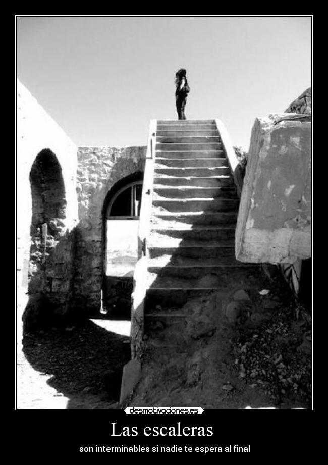 Las escaleras -