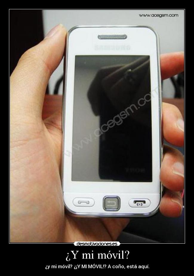 ¿Y mi móvil? -