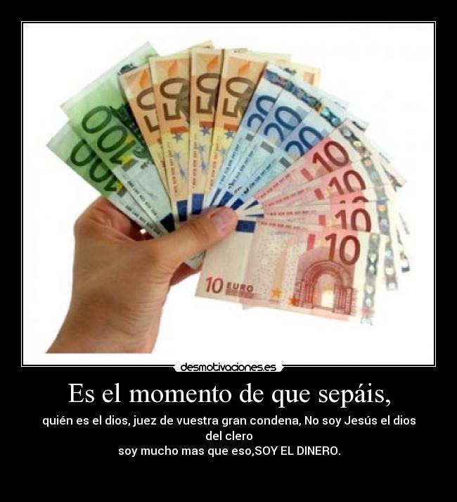 carteles dinero desmotivaciones