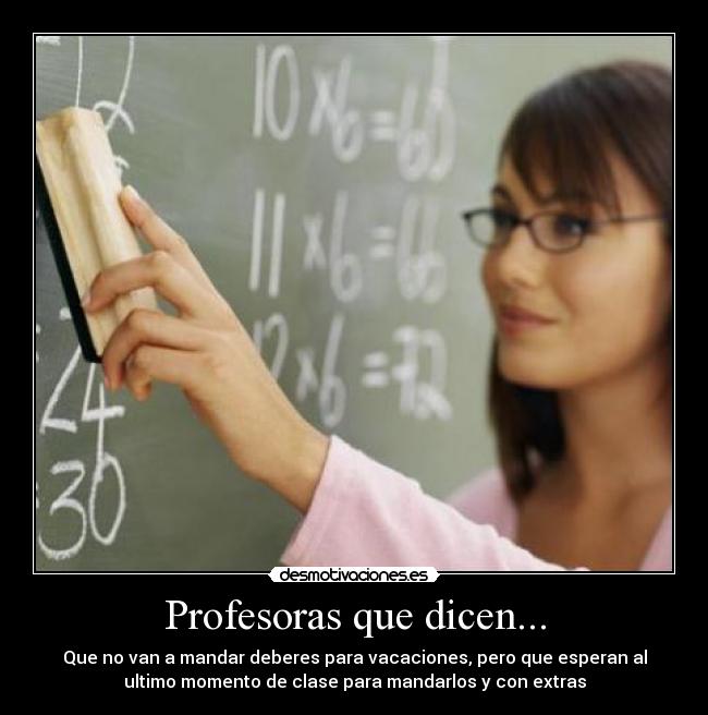 Profesoras que dicen... - 