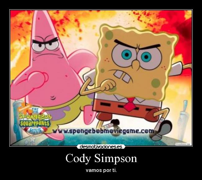 carteles cody simpson bob esponja patricio estrella desmotivaciones