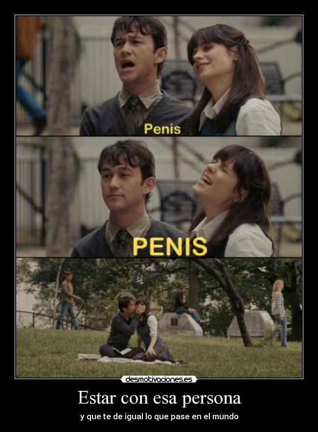 Estar con esa persona - 