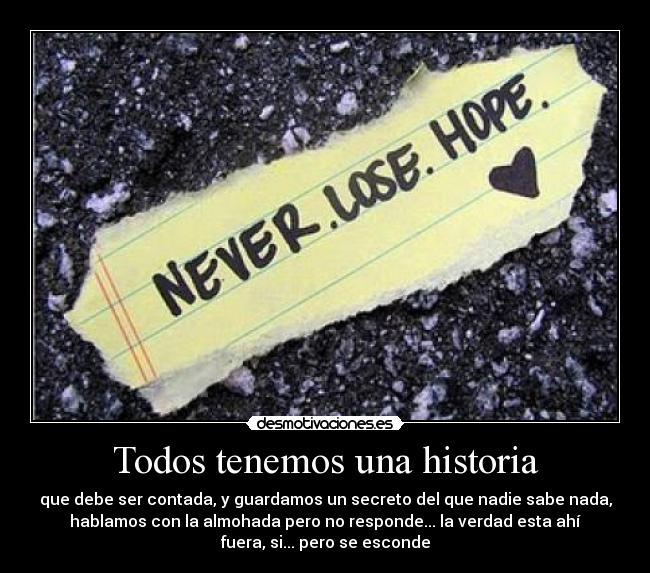 Todos tenemos una historia -