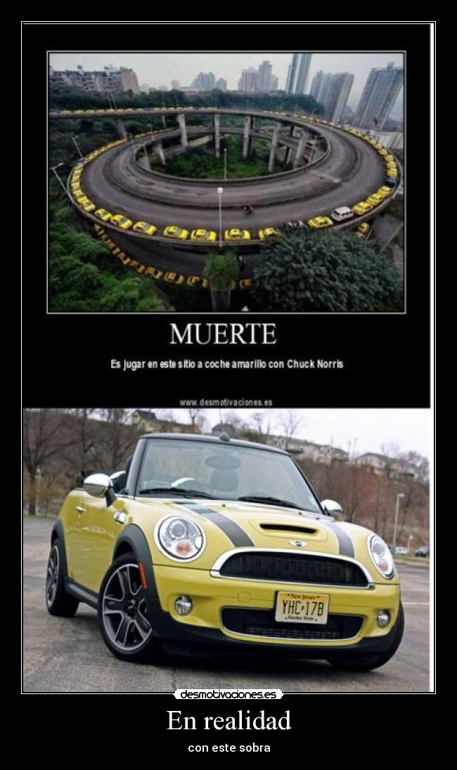 En realidad - con este sobra