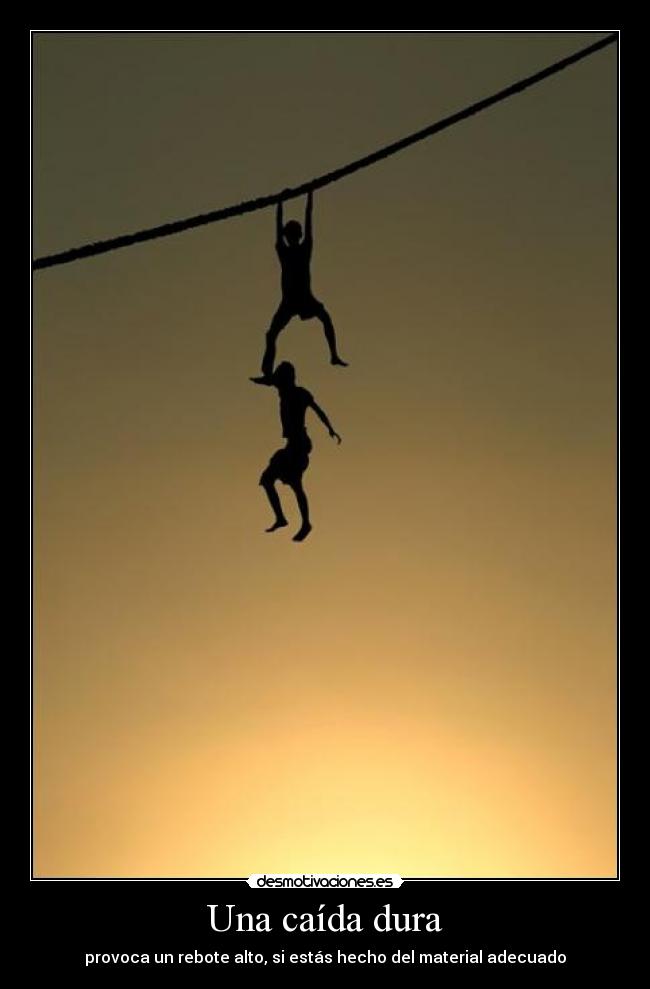 Una caída dura -