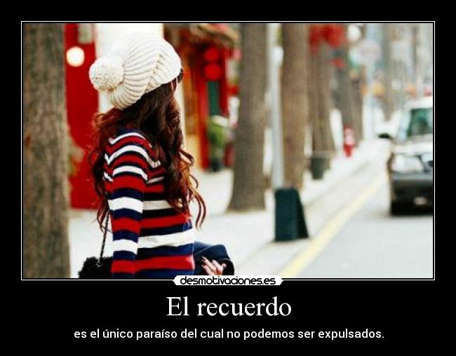 El recuerdo -