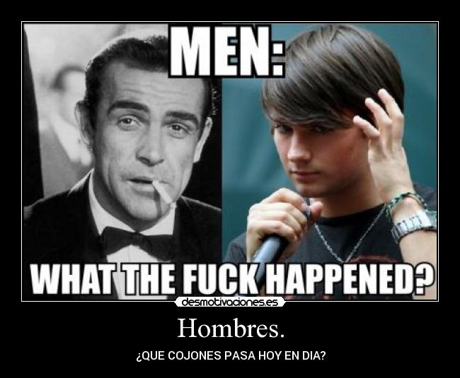 Hombres. - 