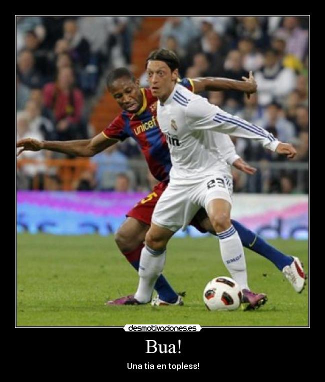 Bua! - Una tia en topless!