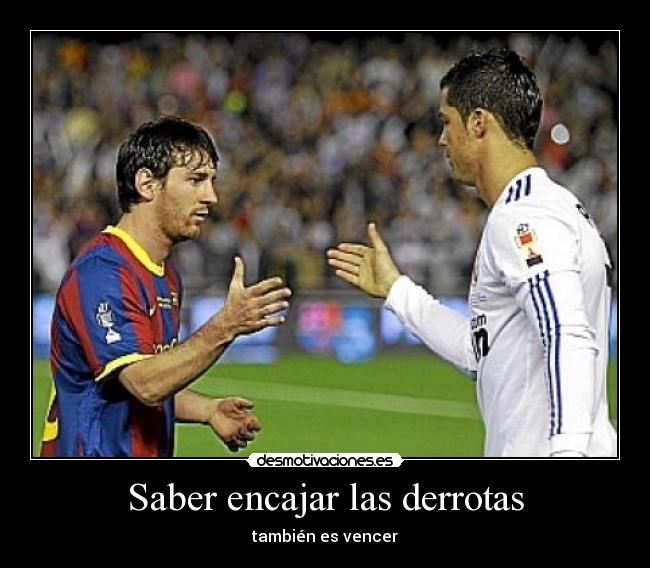 Saber encajar las derrotas - también es vencer