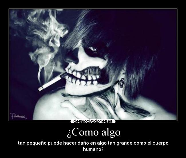 carteles tabaco dano grande pequeno cuerpo humano desmotivaciones