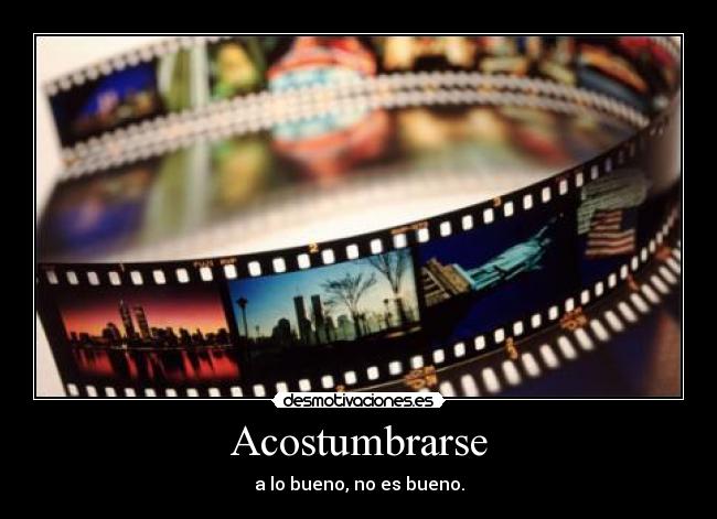 Acostumbrarse - 